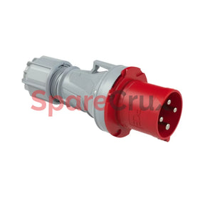 0341-6 | Pce Panel Mounting Socket Straight Watertight 63A 3P + E Ip44