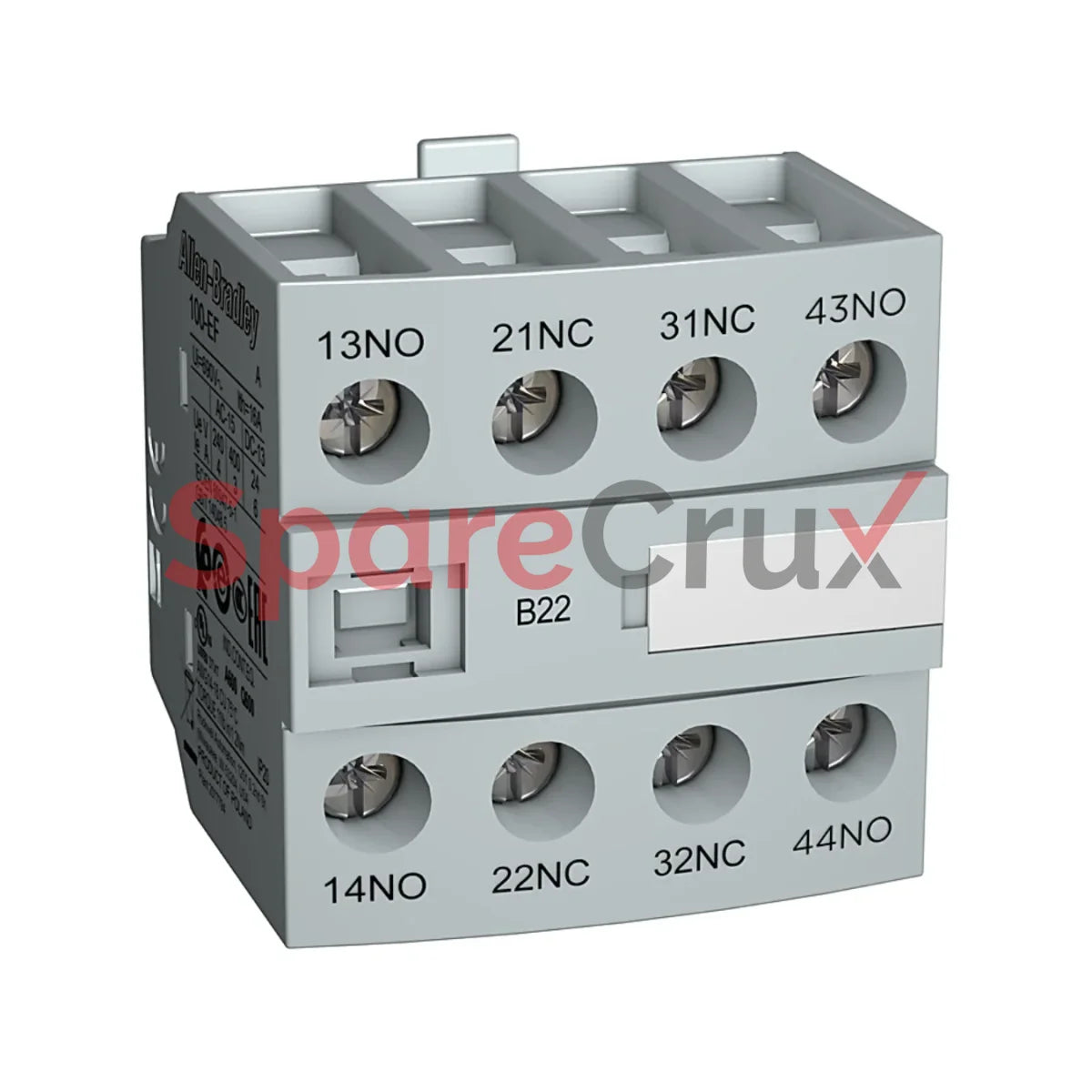 100-Efa04 | Allen Bradley Auxiliary Contact Block For Front Mounting
