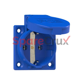 1050-0B | Pce Schuko Socket Plug 16A 2P + E Ip44