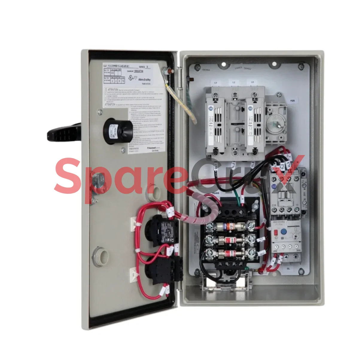 112-C09Acdxxx-3 | Allen Bradley Bulletin 112 - Iec Combination Starter Fusible -Classj Disconnect
