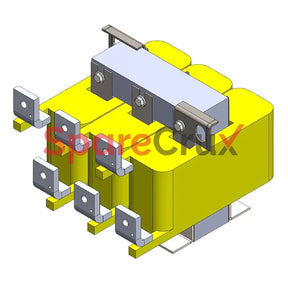 1321-3Rb320-C | Allen Bradley Three-Phase Line Reactor Open Style Enclosure With Flag Terminals 320