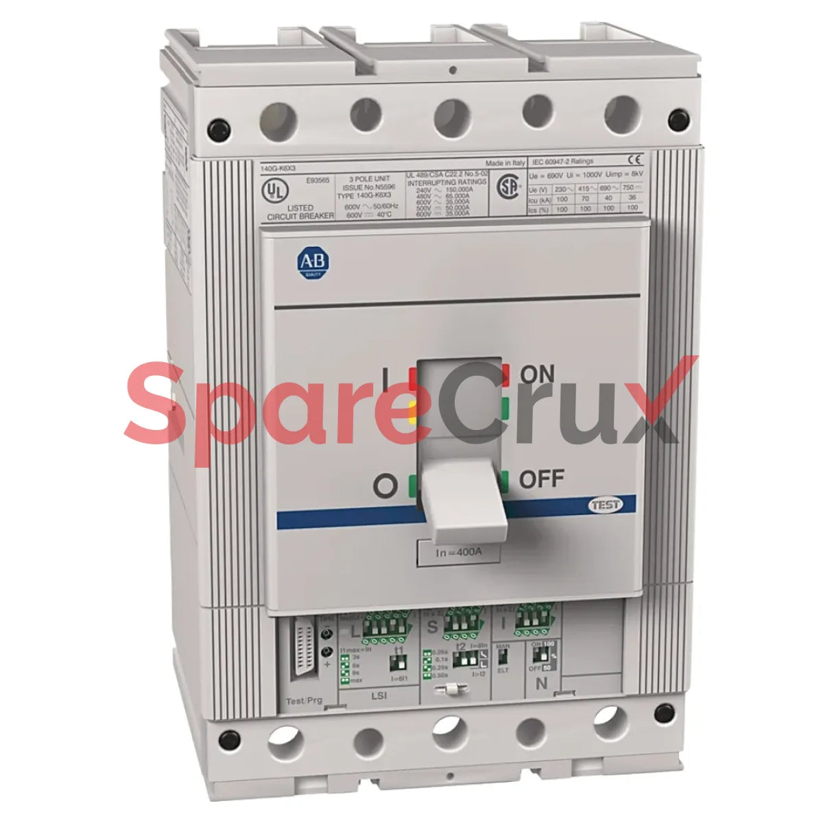 140G-Kc6F3-D40 | Allen Bradley 140G 400A Frame Molded Case Circuit-Breaker