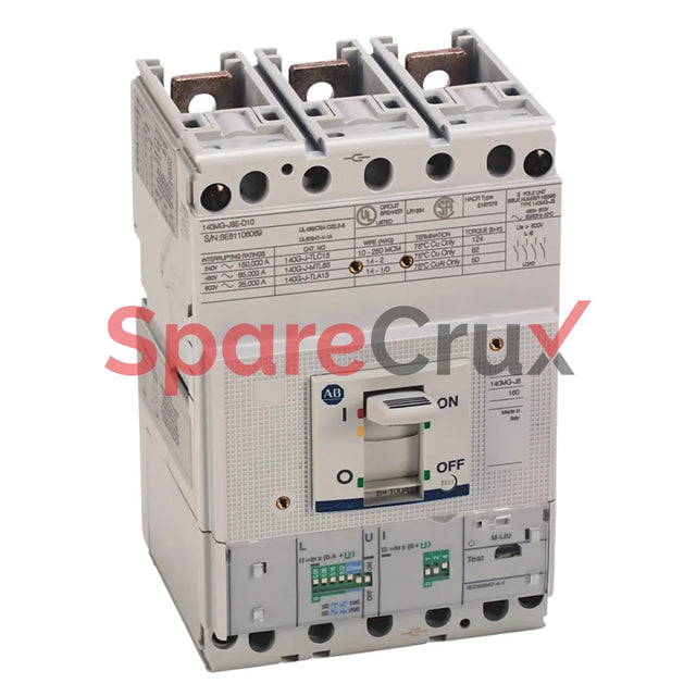 140Mg-J8E-C40 | Allen Bradley Motor Protection Circuit Breaker J Frame 40 A Thermal Magnetic 600V