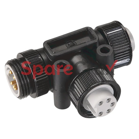 1485P-P1N5-Mn5R1 | Allen Bradley Devicenet Tap Micro Straight Female To Mini Right-Angle 5-Pin Grey