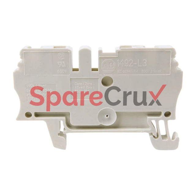 1492-L3-W | Allen-Bradley Terminal Block Screw-Type 3 Mm² 600V Ac/Dc 20A With Disconnect Relay White