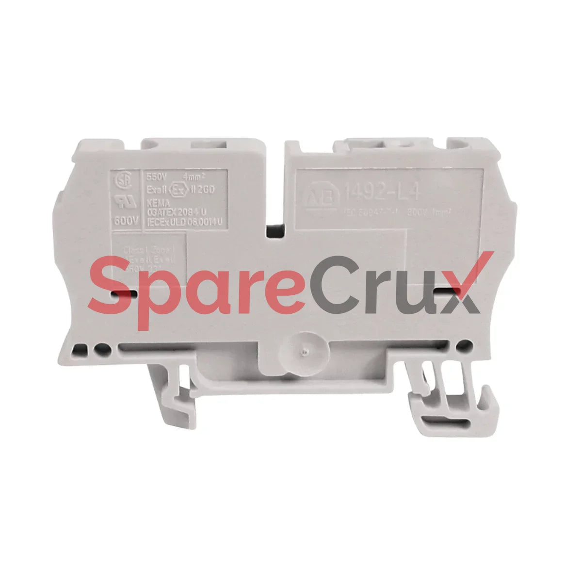 1492-L4-W | Allen-Bradley Terminal Block Screw-Type 4 Mm² 600V Ac/Dc 30A With Disconnect Relay White