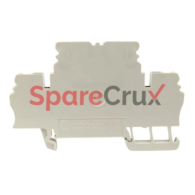 1492-Ld2C | Allen-Bradley Disconnect Terminal Block 2-Pole 600V Ac/Dc 30A With Lever Clear