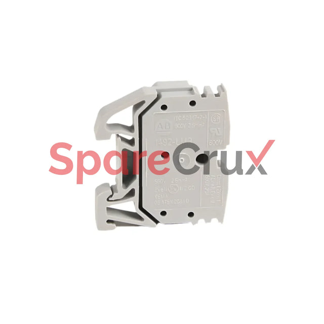 1492-Lm3-B | Allen-Bradley Terminal Block 3-Pole 600V Ac/Dc 30A With Disconnect Lever M-Series Black