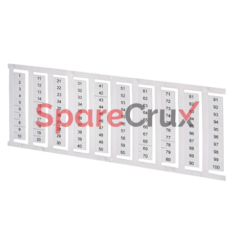 1492-Mn81V1-20 | Allen Bradley Marker Card Numeric Vertical Numbered 1-20 1492 Series