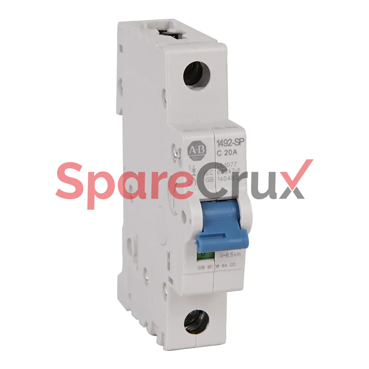 1492-Spm1B020 | Allen Bradley Supplementary Protector 1-Pole 2 A Curve B 277V Ac 48V Dc 15 Ka