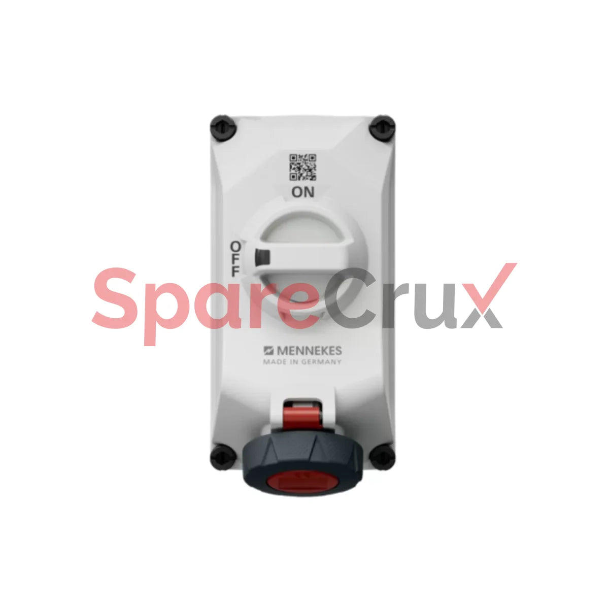 5602506G | Mennekes Cee Wall Mounted Fused Receptacles Switched With Mechanical Duo-Interlock 16Amp