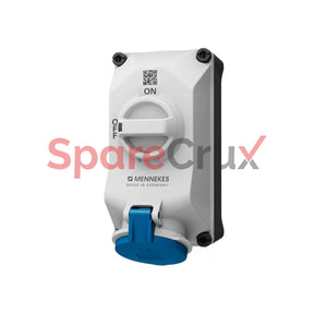 5603306G | Mennekes Cee Wall Mounted Fused Receptacles Switched With Mechanical Duo-Interlock 32Amp