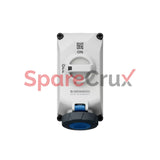 5604306G | Mennekes Cee Wall Mounted Fused Receptacles Switched With Mechanical Duo-Interlock 32Amp