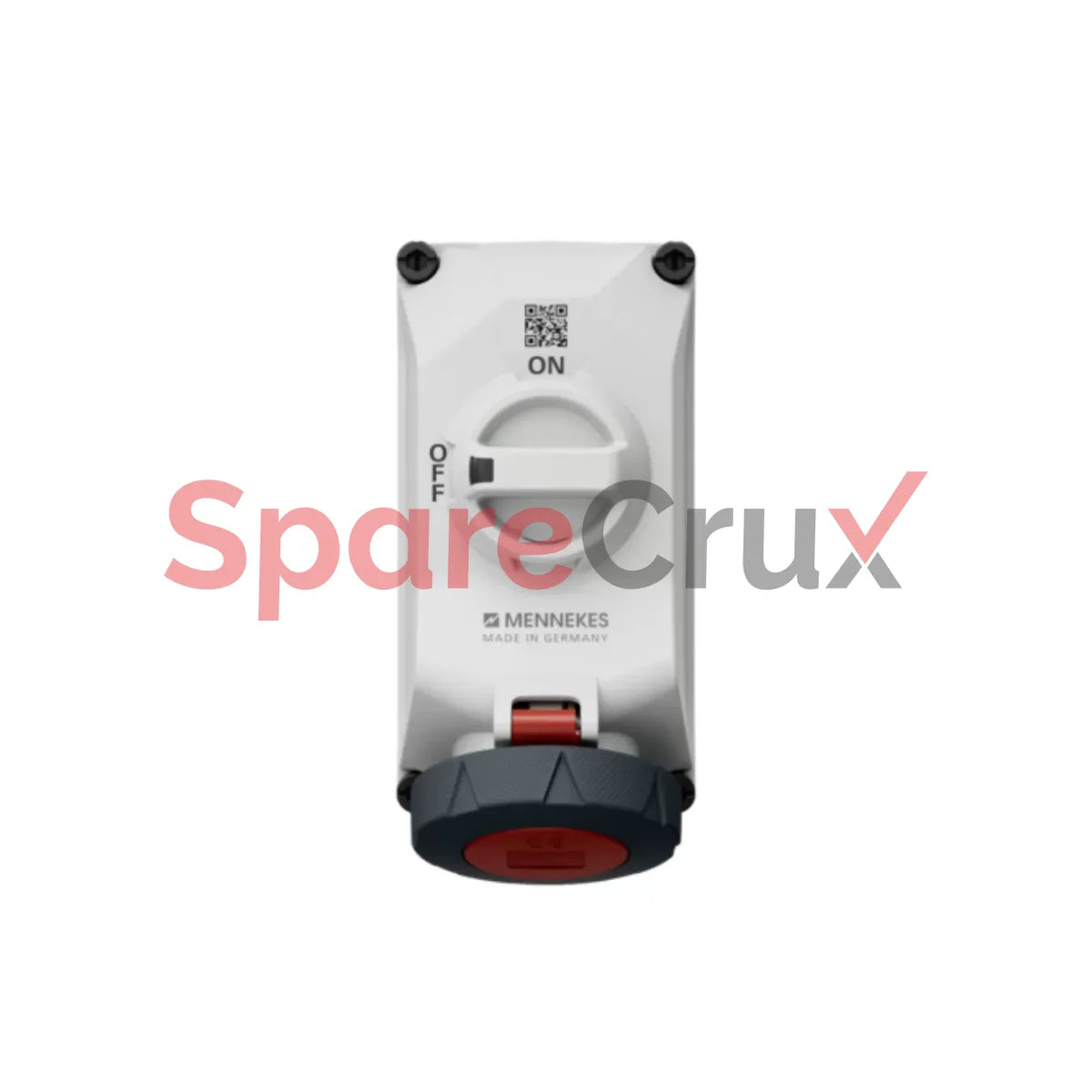 5604506G | Mennekes Cee Wall Mounted Fused Receptacles Switched With Mechanical Duo-Interlock 32Amp