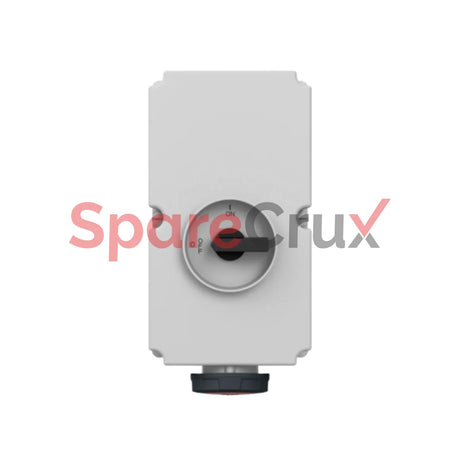 5691A | Mennekes Cee Wall Mounted Fused Receptacles Switched With Mechanical Duo-Interlock 125Amp 3