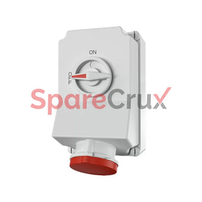 5959A | Mennekes Cee Wall Mounted Fused Receptacles Switched With Mechanical Duo-Interlock 63Amp 3