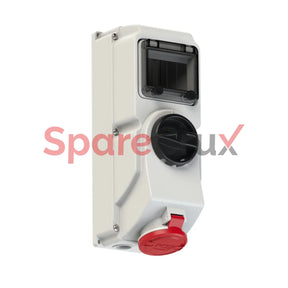 7615-6 | Pce Cee-Switched Interlocked Socket Din 16A 5P 6H Ip44/Ip54