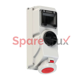 7623-6 | Pce Cee - Switched Interlocked Socket Din 32A 3P 6H Ip44/Ip54