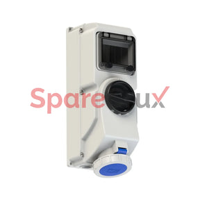76232-6 | Pce Cee - Switched Interlocked Socket Din 32A 3P 6H Ip66/Ip67