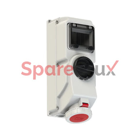 76242-6 | Pce Cee-Switched Interlocked Socket Din 32A 4P 6H Ip66/Ip67