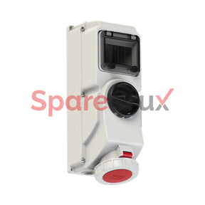 76252-6 | Pce Cee-Switched Interlocked Socket Din 32A 5P 6H Ip66/Ip67