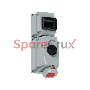 76352-6 | Pce Cee - Switched Interlocked Socket Din 63A 5P 6H Ip66/Ip67