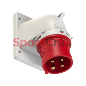 77714-6 | Pce Cee - Flanged Plug Angled 16A 4P 6H Ip44