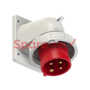 777142-6 | Pce Cee-Flanged Plug Angled 16A 4P 6H Ip67