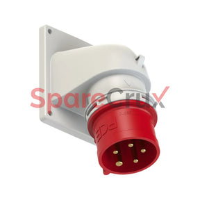 77715-6 | Pce Cee - Flanged Plug Angled 16A 5P 6H Ip44