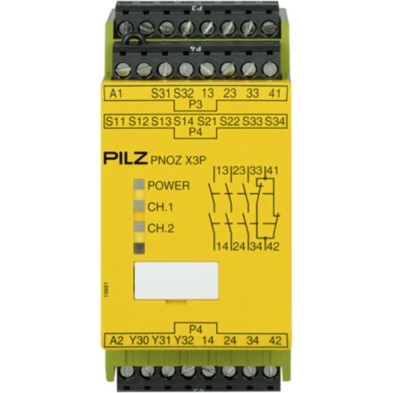 777500 | PILZ | PNOZ XV2P 30/24VDC 2n/o 2n/o t