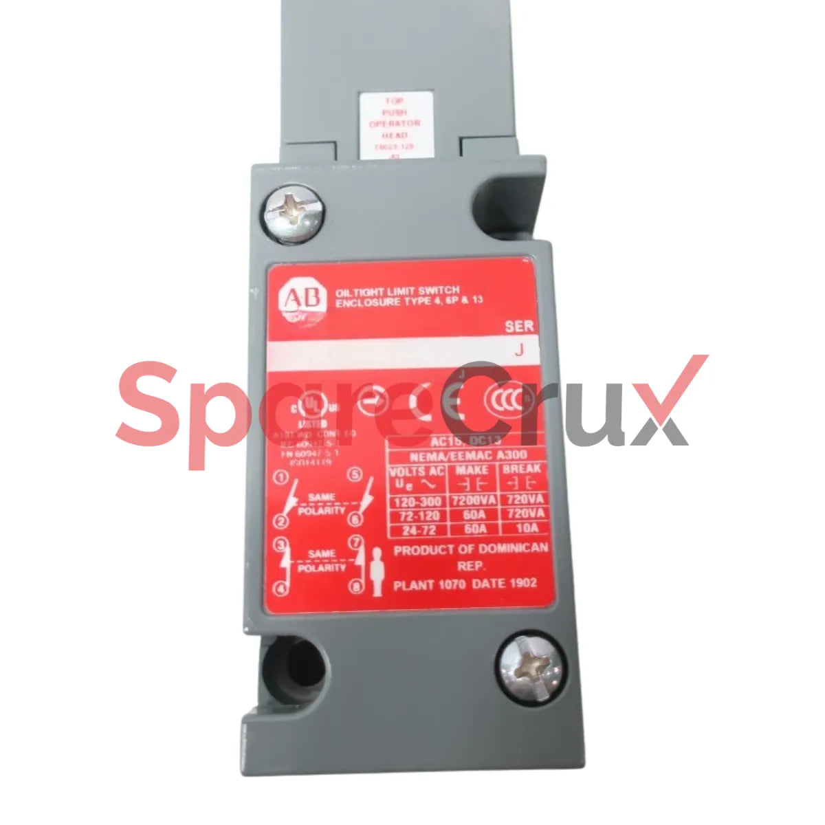 802T-BS7 | ALLEN BRADLEY | Interrupteur de fin de course standard