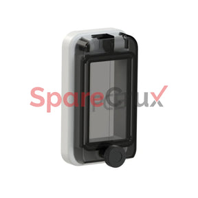 900602S | Pce Fuse Window (Hinged) 2 Modules Ip66/Ip67 (Black)