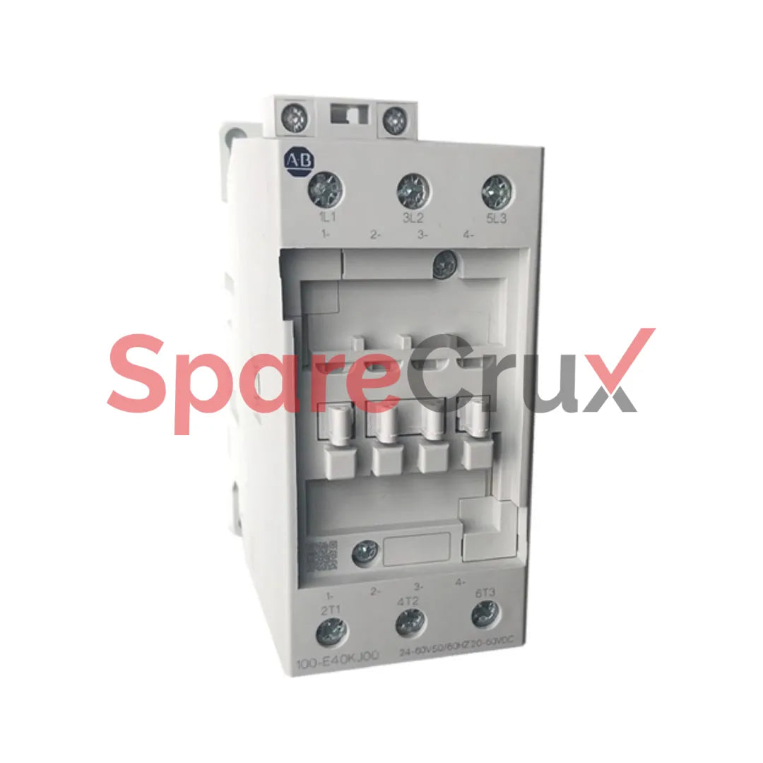 100-E40KJ00 | ALLEN BRADLEY | 100-E MCS-E Contactor, 40 A, AC3 Duty, 24-60V AC 50/60Hz / 20-60V DC Electronic Coil