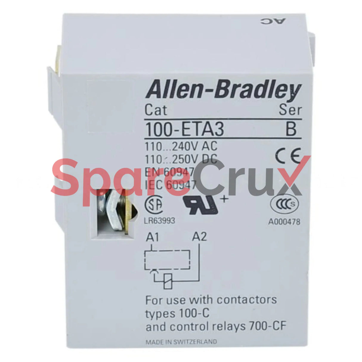 100-ETA3 | ALLEN BRADLEY | MCS 100-C, 104-C, 700-CF, 700S-CF Accessories, Electronic Timing Module,