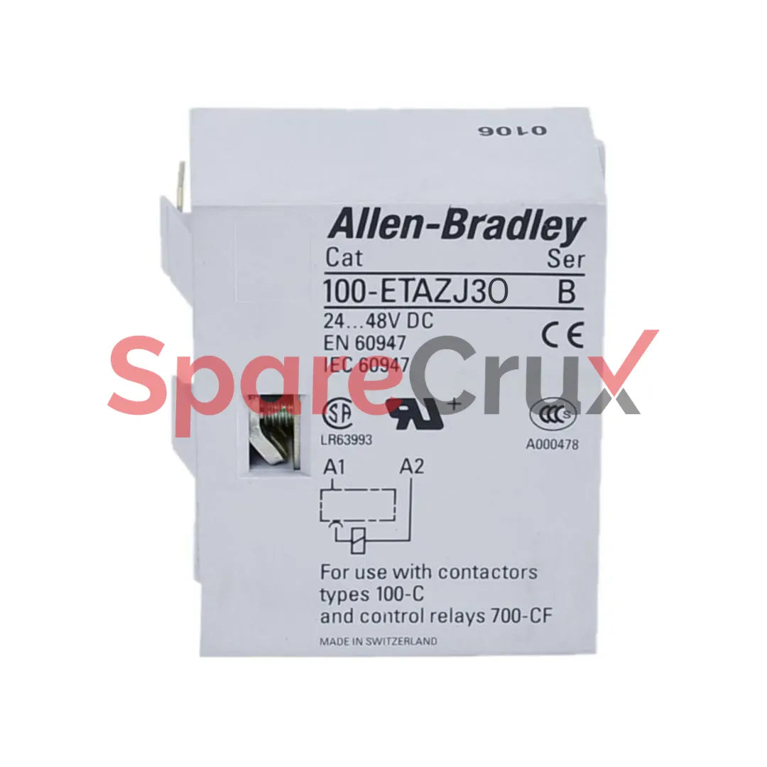 100-ETAZJ30 | ALLEN BRADLEY | MCS 100-C, 104-C, 700-CF, 700S-CF Accessories, Electronic Timing Module, ON-Delay