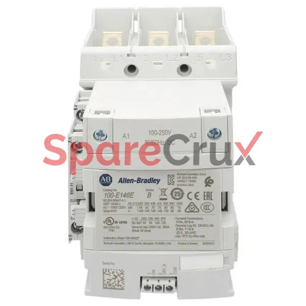 100-E146KY11 | ALLEN BRADLEY | Contactor IEC 146 A 48 50 60 Hz/48 130V DC