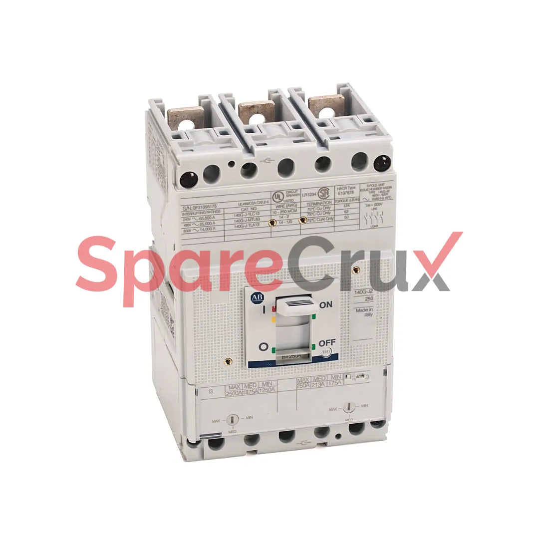 140G-J2F4-D12 | ALLEN BRADLEY | 140G 250A J Frame Molded Case Circuit-Breaker