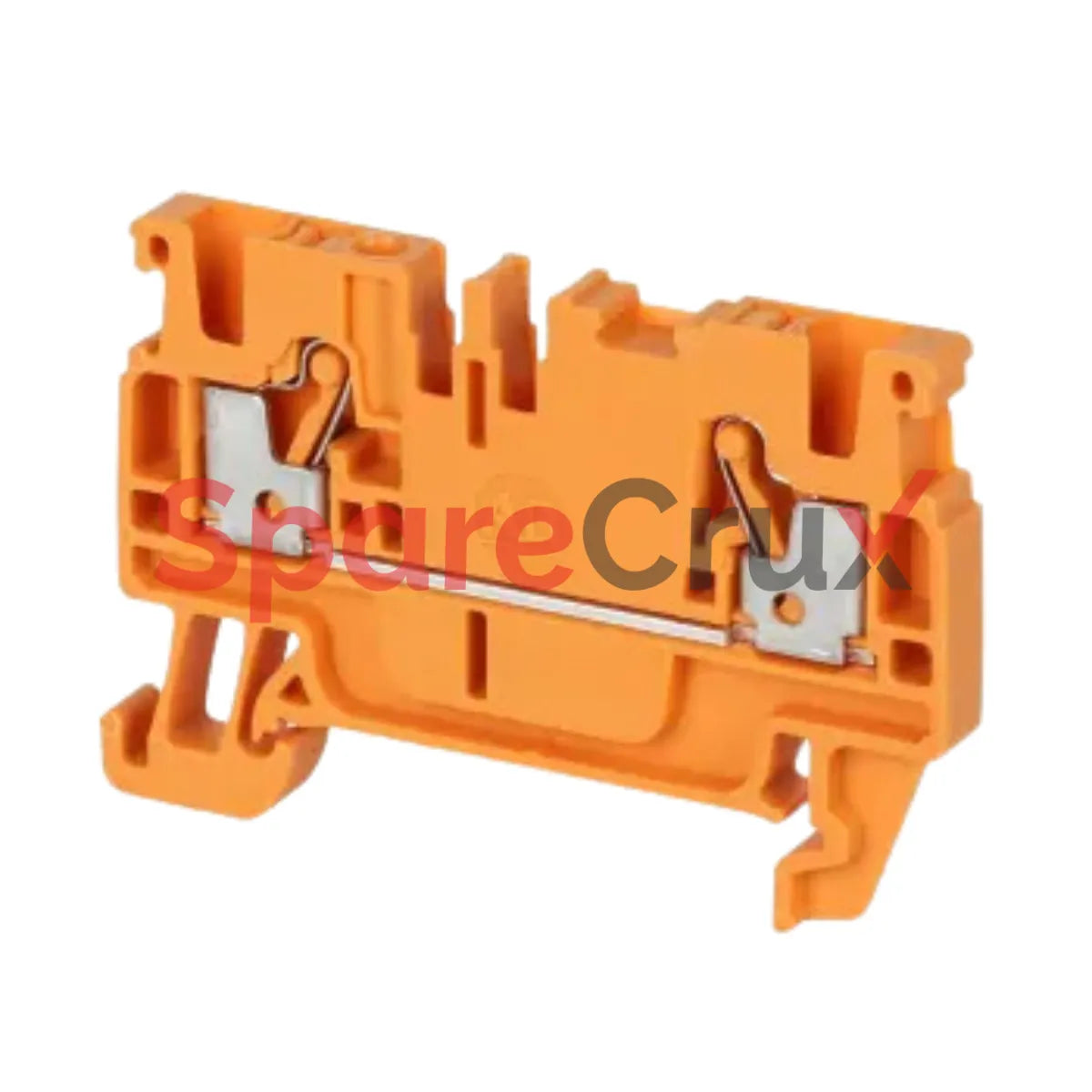 1492-P6-OR | ALLEN BRADLEY | Bornier enfichable, orange, 6 mm² (AWG 22 - AWG 8), 38 A, traversant, un niveau, 1 point 