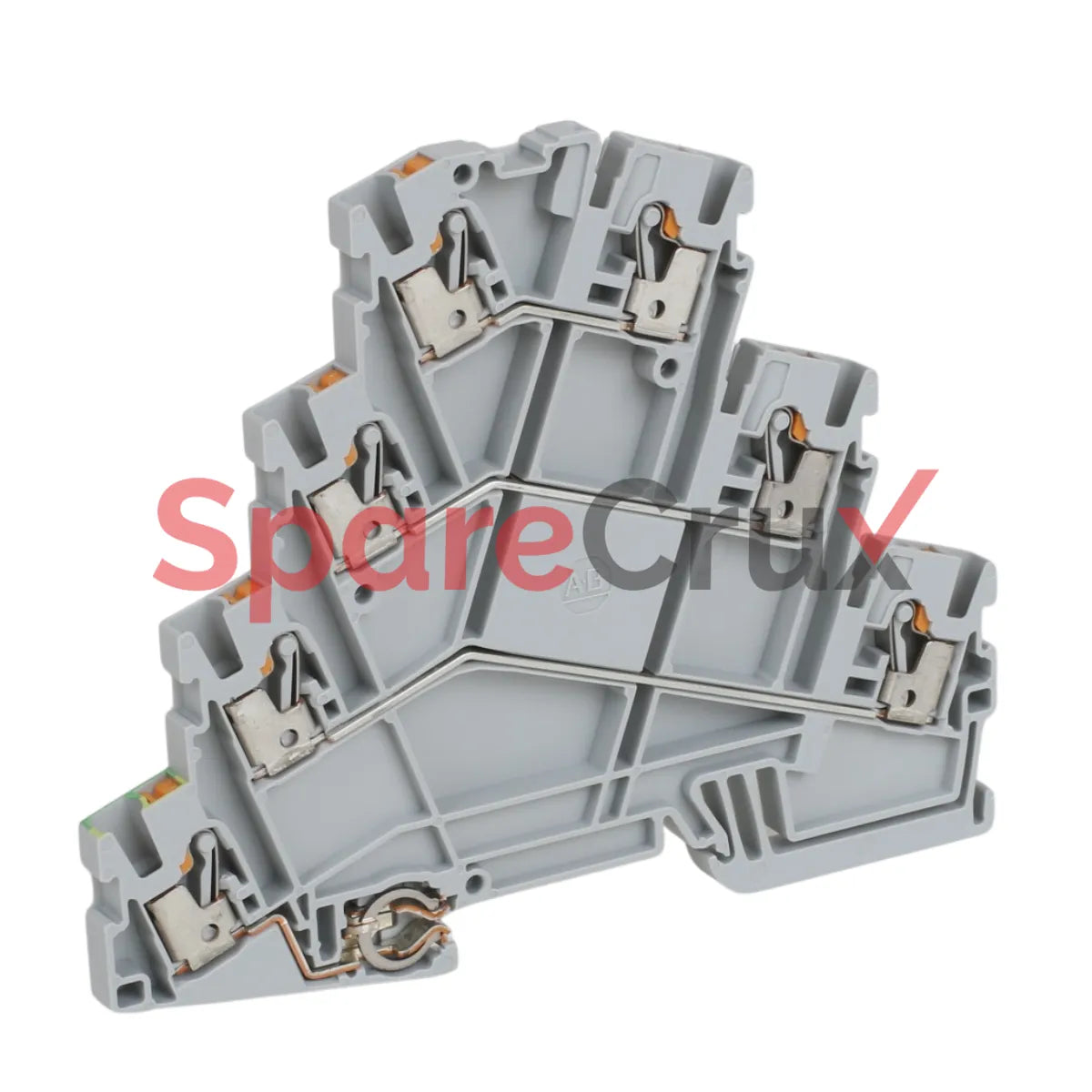 1492-PQ3-800 | ALLEN BRADLEY | Terminal Block, Push-in Connection, Quadruple-Level, Ground, Feed-Through, 2.5 mm², 7 Connection Points, 800V, Grey