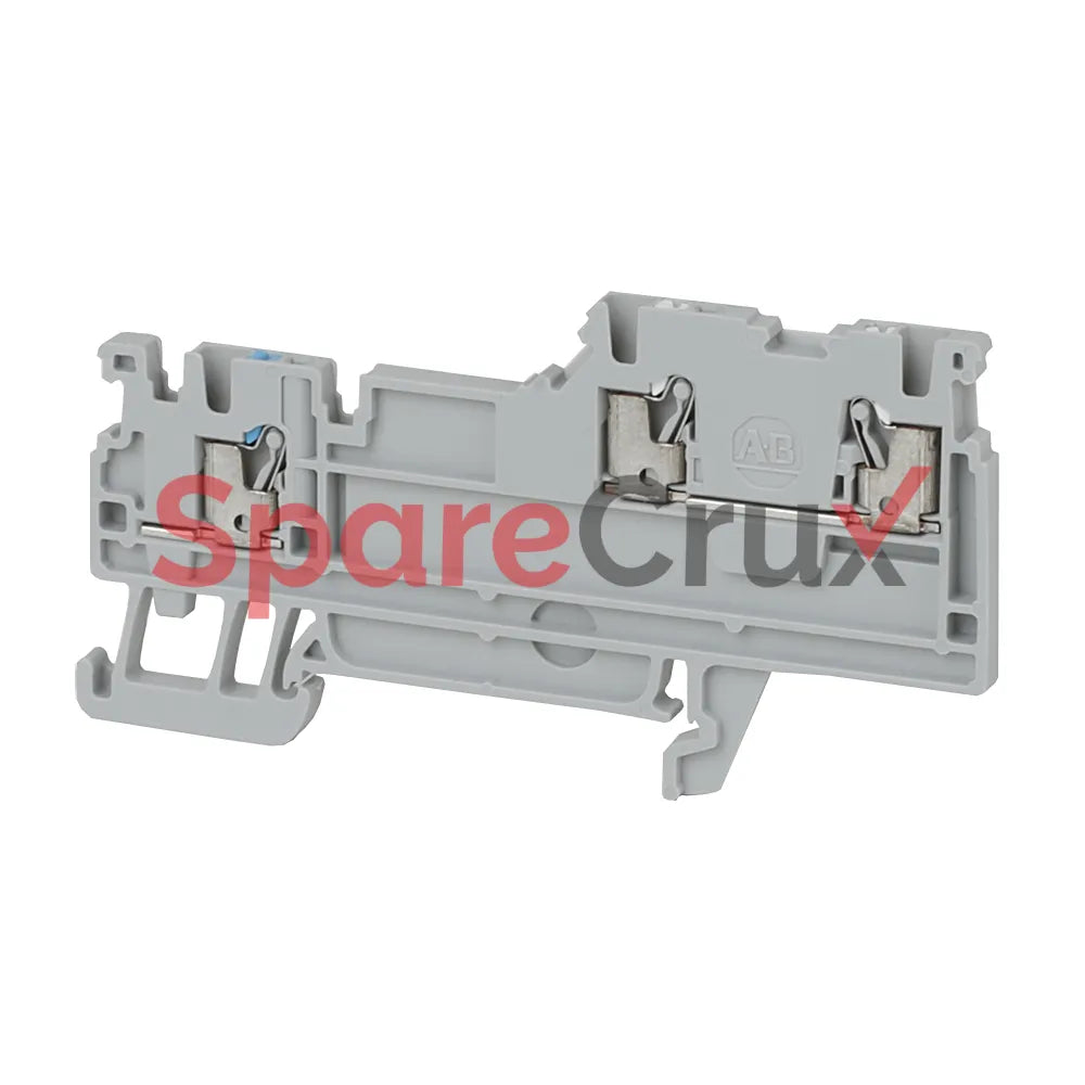 1492-PS2-3 | ALLEN BRADLEY | Terminal Block, Push-in Connection, Sensor Block, 3 Circuits, 4 Connections (2 White, 1 Red, 1 Blue), 1.5 mm² (AWG 26–14), Gray
