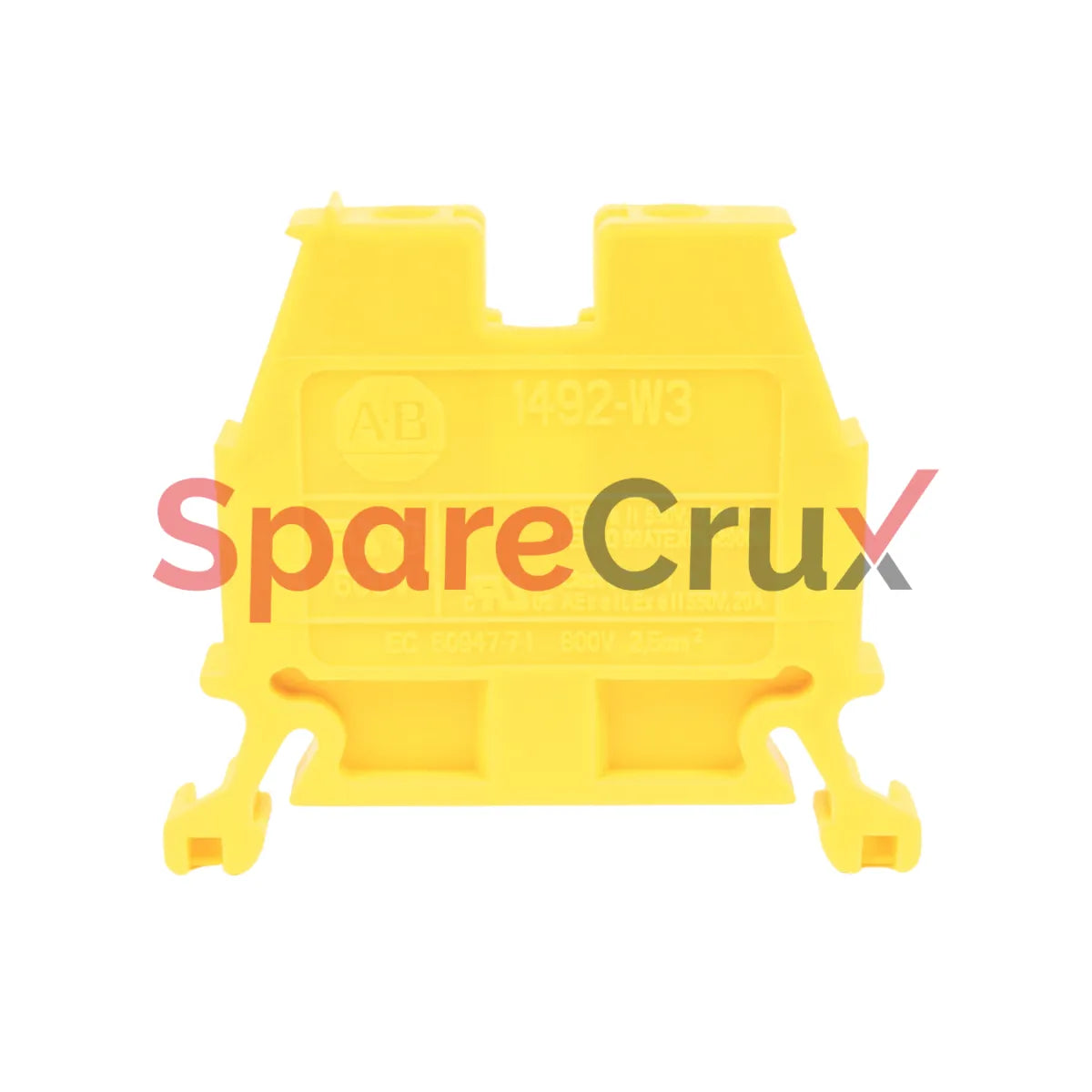 1492-W3-Y | ALLEN BRADLEY | SPM Wiring Terminal Block, 3mm, Screw Type, Yellow, Provides Consistent Performance in Electrical Circuits