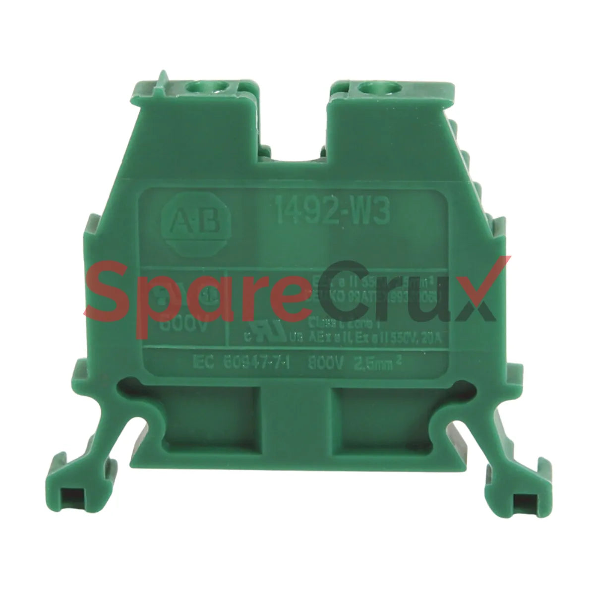 1492-W3-G | ALLEN BRADLEY | SPM Wiring Terminal Block, 3mm, Screw Type, Green, Designed for Efficient Electrical Connections and Easy Maintenance