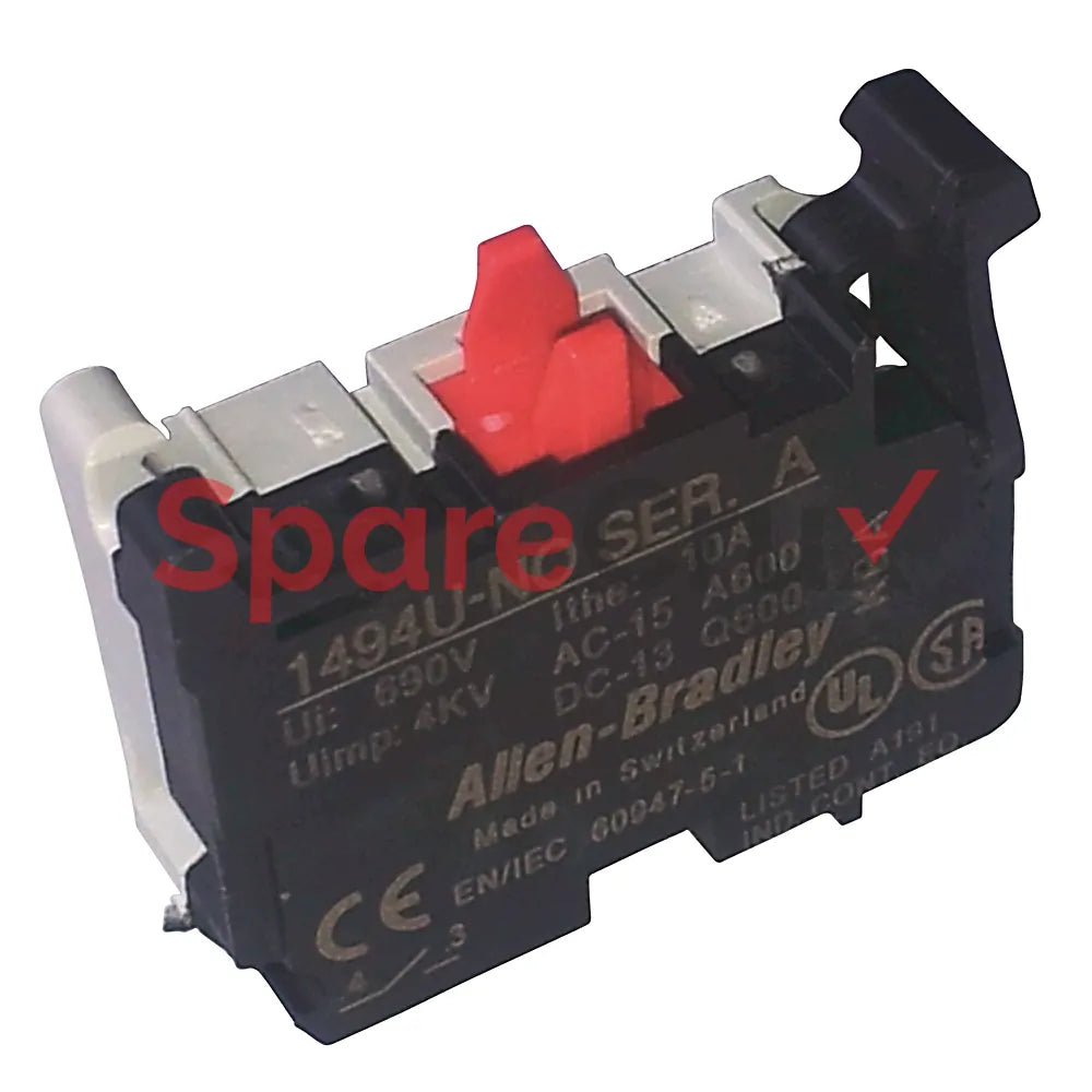 1494U-NOLV | ALLEN BRADLEY | Auxiliary Contact, Low Voltage, Normally Open