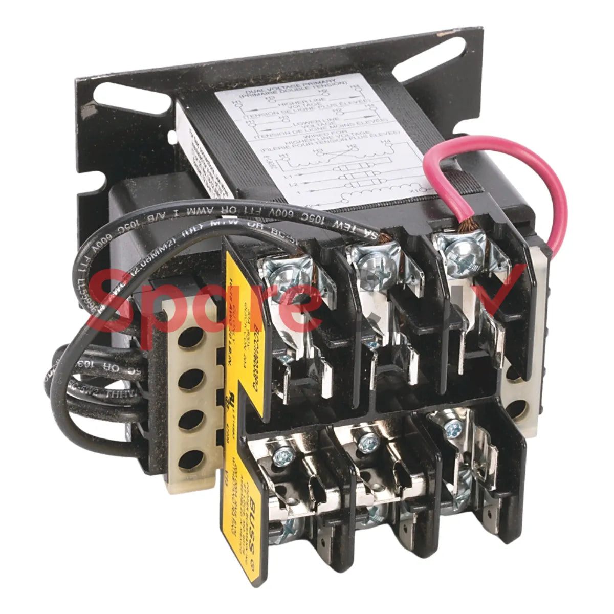 1497-B-ABDX-3-F | ALLEN BRADLEY | Control Circuit Transformer, 130VA, 240/480V Primary, 240/120V Secondary, 2 Primary - 1 Secondary Fuse Blocks, Finger-Safe Terminals