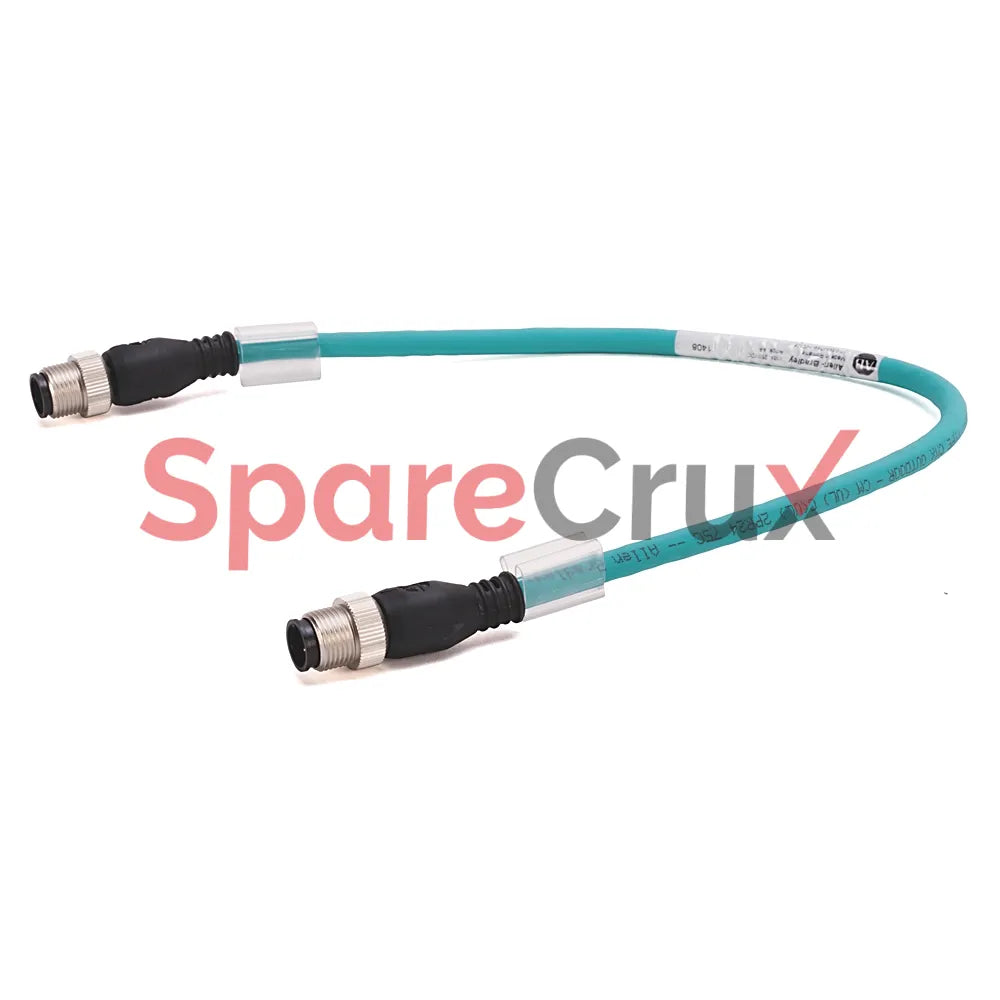 1585D-M4TBDE-10 | ALLEN BRADLEY | Ethernet Cables Cat5e, 100BASE-TX, 100 Mbit/s, 4 Conductors, M12, Straight Male, Standard, M12, Right Angle Male, Teal Robotic TPE, 4 Conductor, Teal TPE, Flex Rated
