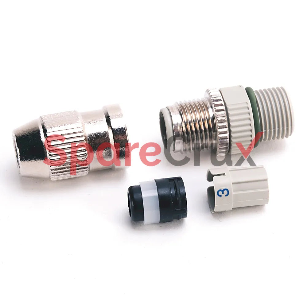 1585D-M4DC-H | ALLEN BRADLEY | M12 IDC Connector, 4-pin, Straight Male, Unshielded (For use with Unshielded Ethernet Cable ranging from 4.0mm...5.1mm Diameter)