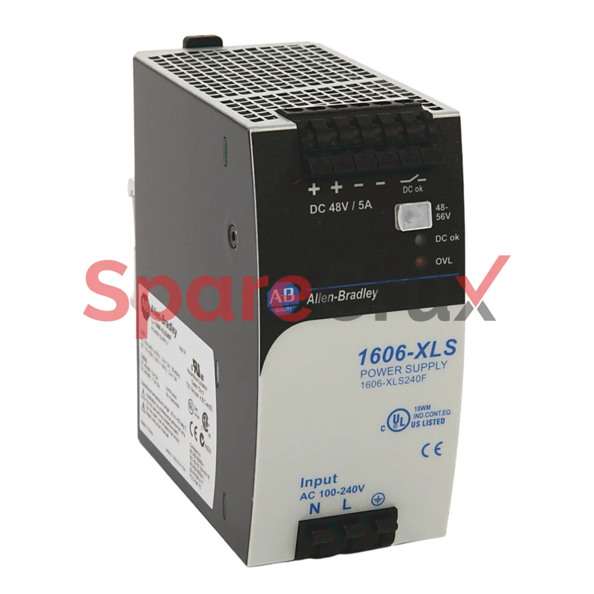 1606-XLS240F | ALLEN BRADLEY | Alimentation à découpage hautes performances, 24 V CC, 5 A, 240 W, entrée monophasée