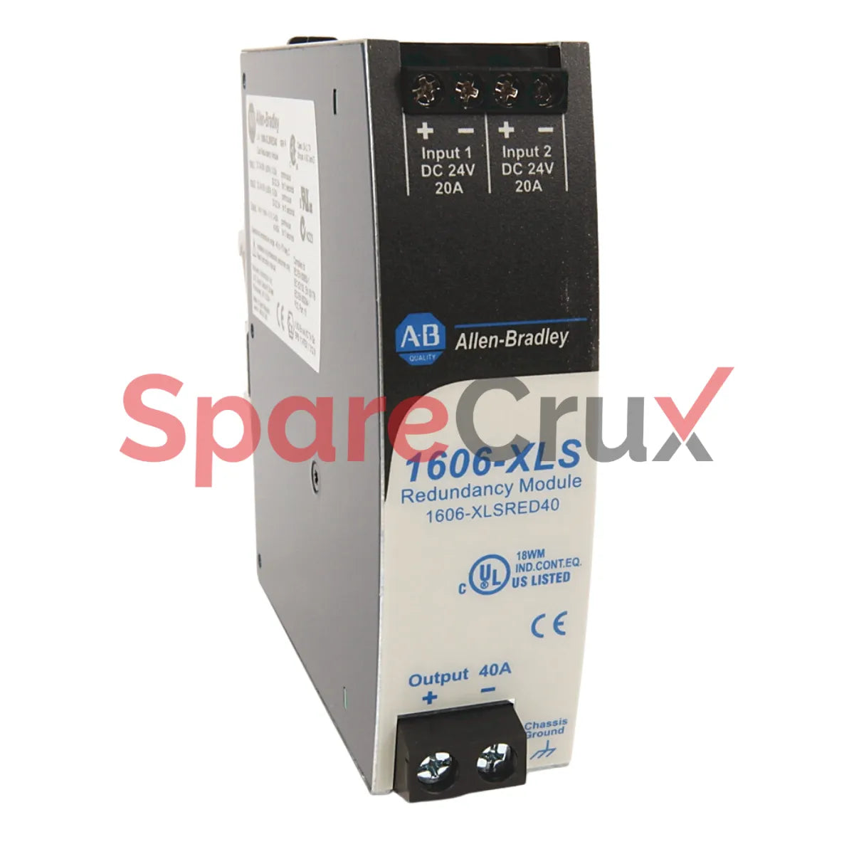 1606-XLSRED40 | ALLEN BRADLEY | Redundancy Module, 24V DC, 40A, 960W, Single-Phase Input