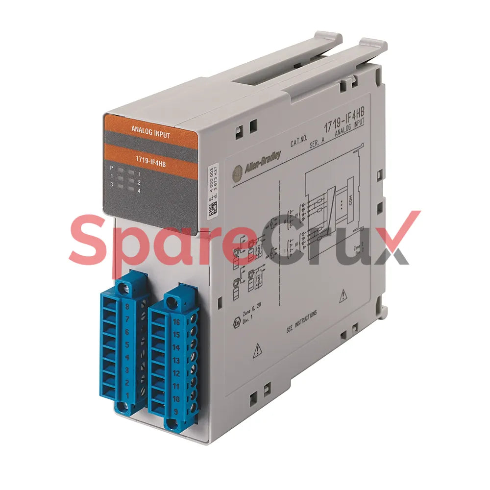 1719-IF4HB | ALLEN BRADLEY | Ex I/O 4-Channel HART Analog Input Wide