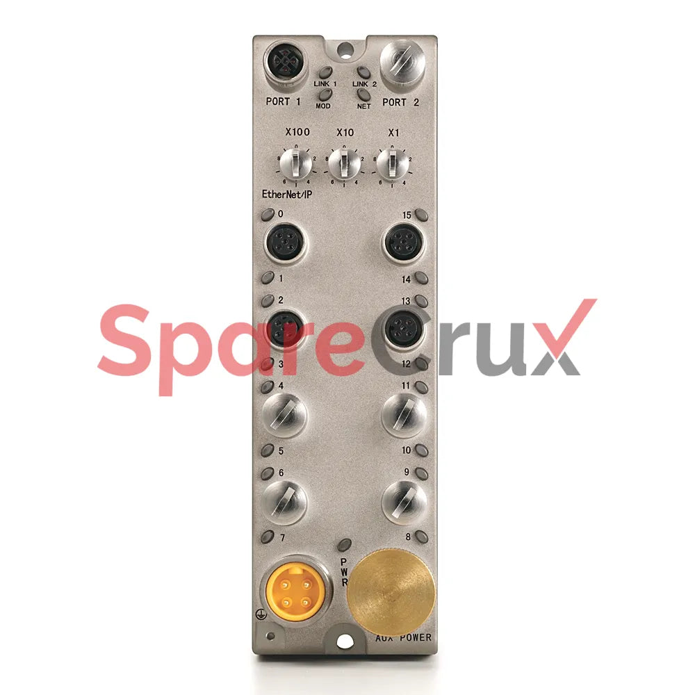 1732E-16CFGM12QCWR | ALLEN BRADLEY | Armor WeldBlock 16-Point Configurable QuickConnect Module, EtherNet/IP, Self-Configuring, DC Micro (M12) with Quick Connect 5-Pin